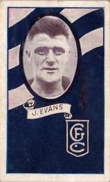 1933 Allen's League Footballers #103 Jack Evans Front